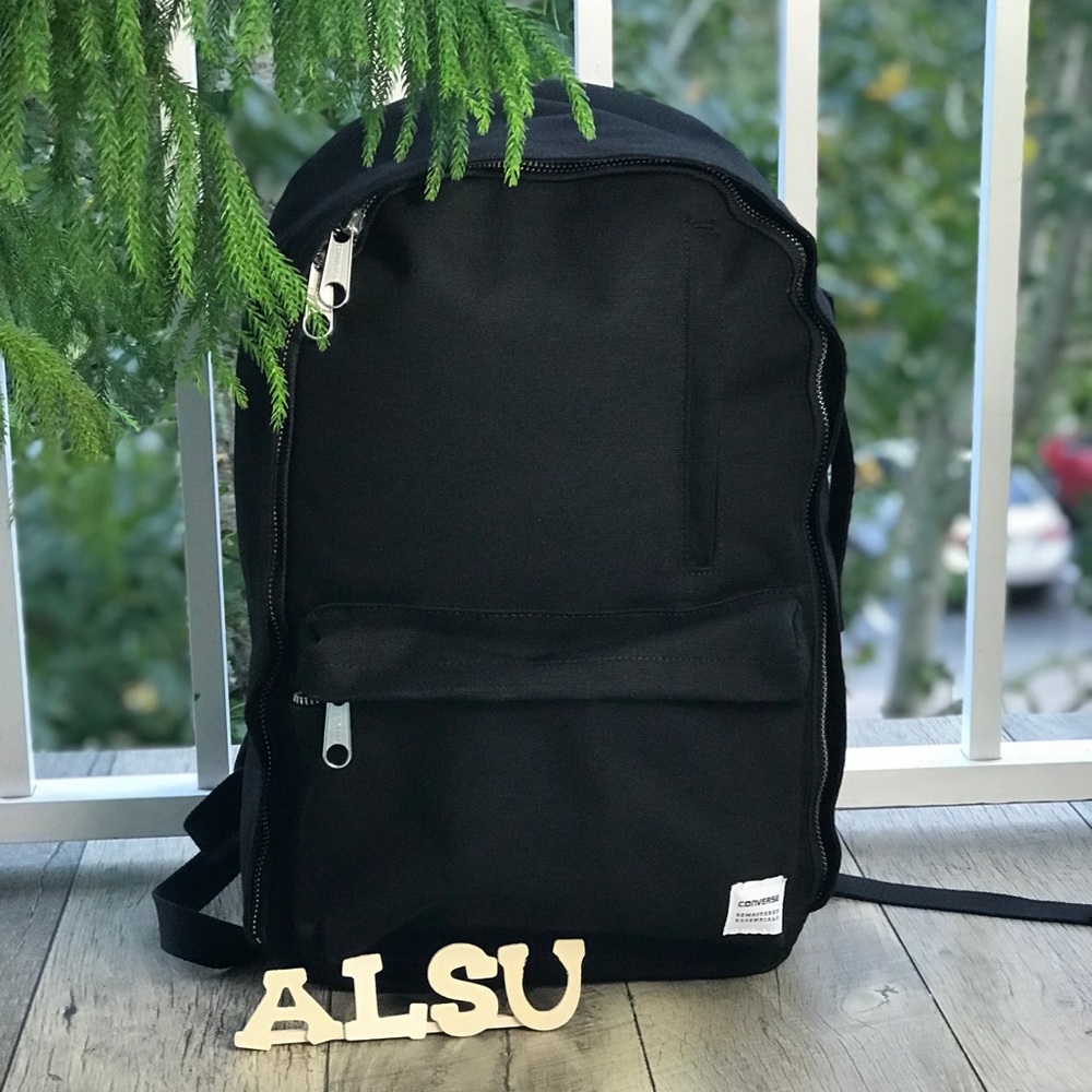 Essential Backpack G Canvas Black Unisex AUTHENTIC